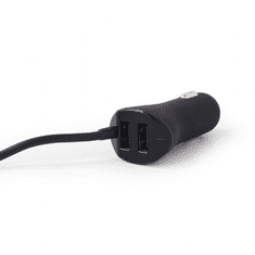 Gembird autós töltő USB-A hosszabbító adapterrel (EG-4U-CAR-01) (EG-4U-CAR-01)