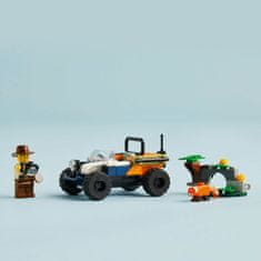LEGO City 60424 Quad kerékpár dzsungel felfedezéséhez - mission panda, piros