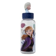 Stor 3D műanyag palack Disney Frozen figurával, 560ml, 74854