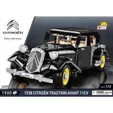 Cobi Citroen Traction Avant 11CV 1938 autó 1900 darabos építő készlet (COBI-24337)