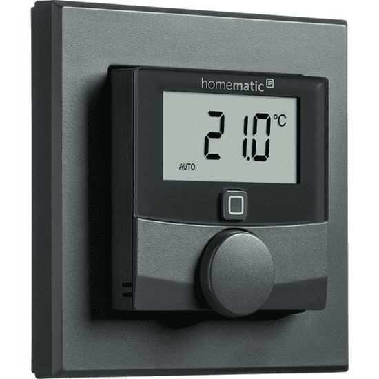 Homematic IP HmIP-WTH-A Fali termosztát + Páratartalom érzékelő - Antracit (159820A0)