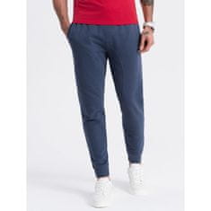 OMBRE Férfi jogger melegítőnadrág sötétkék MDN125468 S