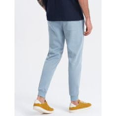 OMBRE Férfi jogger melegítőnadrág kék MDN125472 XL