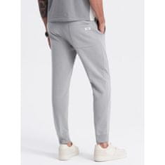 OMBRE Férfi jogger melegítőnadrág szürke MDN125473 XL