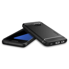 Spigen Rugged Armor Galaxy S7 hátlap tok fekete (555CS20007) (555CS20007)