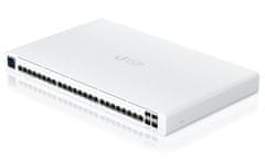 Ubiquiti UISP Switch Pro - 24x GbE, 4x SFP+, 16x PoE Out 27V (PoE költségvetés 220 W)