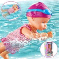 JOJOY® Úszó baba játék, vízálló, cserélhető fürdőruha | BUDDYSWIM BETTY