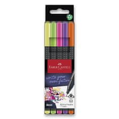 Faber-Castell Faber - Castel Grip filctoll készlet 0,4 - neon 5 db