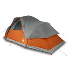 Vidaxl 9 személyes narancssárga vízálló kupolás családi sátor 94565