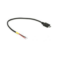 DELOCK USB Mikro-B St -> 2x offene Kabelenden Strom 0.2m (85541)