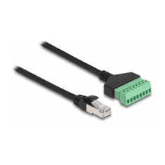 DELOCK RJ45 Kabel Cat.6 St > Terminalblock Adapter 30cm 2tlg (65975)