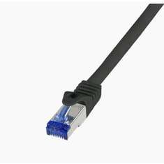 LogiLink Patch kábel Ultraflex Cat.6A S/FTP 50m fekete (C6A143S) (C6A143S)