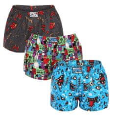 Styx 3PACK női klasszikus boxeralsó art klasszikus gumi multicolour (3K14125) - méret M