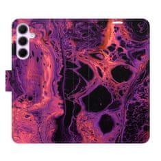 iSaprio Abstract Dark 02 flip tok Samsung Galaxy A35 5G