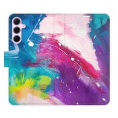 iSaprio Abstract Paint 05 flip tok Samsung Galaxy A55 5G