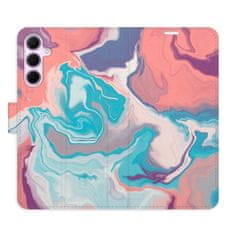 iSaprio Abstract Paint 06 flip tok Samsung Galaxy A35 5G