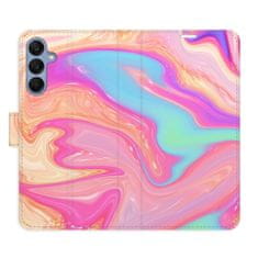 iSaprio Abstract Paint 07 flip tok Samsung Galaxy A25 5G