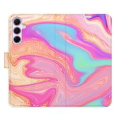 iSaprio Abstract Paint 07 flip tok Samsung Galaxy A35 5G