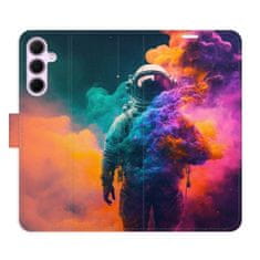 iSaprio Astronaut in Colours 02 flip tok Samsung Galaxy A35 5G