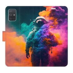 iSaprio Astronaut in Colours 02 flip tok Samsung Galaxy A71
