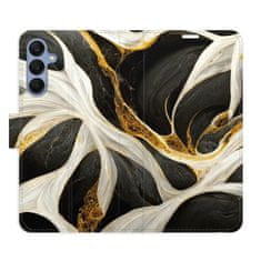 iSaprio BlackGold Marble flip tok Samsung Galaxy A25 5G