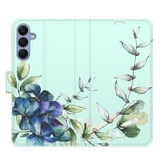 iSaprio Blue Flowers flip tok Samsung Galaxy A25 5G