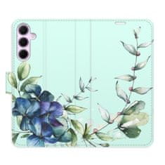 iSaprio Blue Flowers flip tok Samsung Galaxy A35 5G