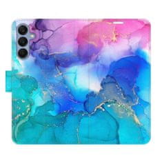 iSaprio BluePink Paint flip tok Samsung Galaxy A25 5G