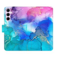 iSaprio BluePink Paint flip tok Samsung Galaxy A55 5G