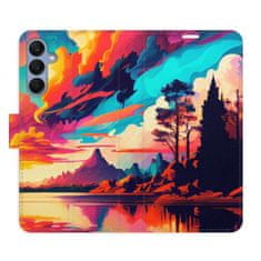 iSaprio Colorful Mountains 02 flip tok Samsung Galaxy A25 5G