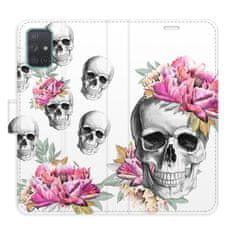 iSaprio Crazy Skull flip tok Samsung Galaxy A71