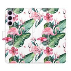 iSaprio Flamingos Pattern flip tok Samsung Galaxy A35 5G