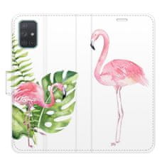 iSaprio Flamingos flip tok Samsung Galaxy A71