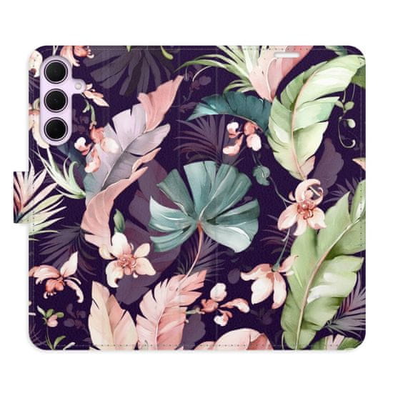 iSaprio Flower Pattern 08 flip tok Samsung Galaxy A55 5G