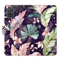 iSaprio Flower Pattern 08 flip tok Samsung Galaxy A71