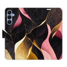 iSaprio Gold Pink Marble 02 flip tok Samsung Galaxy A25 5G