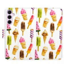 iSaprio Ice Cream Pattern flip tok Samsung Galaxy A55 5G