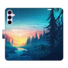 iSaprio Magical Landscape flip tok Samsung Galaxy A35 5G