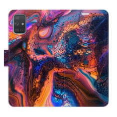 iSaprio Magical Paint flip tok Samsung Galaxy A71