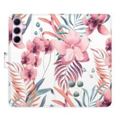 iSaprio Pink Flowers 02 flip tok Samsung Galaxy A35 5G