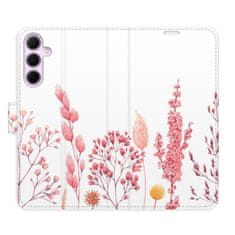 iSaprio Pink Flowers 03 flip tok Samsung Galaxy A55 5G