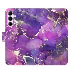 iSaprio Purple Marble flip tok Samsung Galaxy A35 5G