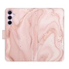 iSaprio RoseGold Marble flip tok Samsung Galaxy A35 5G