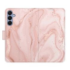 iSaprio RoseGold Marble flip tok Samsung Galaxy A25 5G