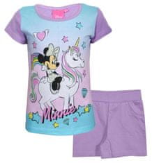 Disney 2-részes nyári póló és short szett Minnie egér Unikornissal orgona lila 8 év (128 cm)