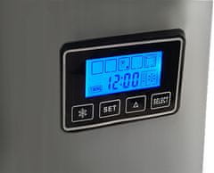 Ruhhy 120 W-os LCD rúdgép jégkockák készítéséhez 2,2 literes inox jégkészítő