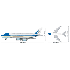 Cobi Cobi: 26610 Boeing 747 Air Force One Összeépíthető repülőgép modell 1:144 (26610)