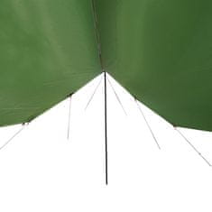 Vidaxl zöld vízálló kempingponyva 460 x 305 x 210 cm 94685