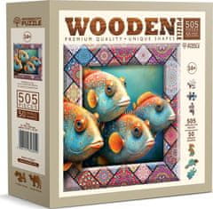 Wooden city Fából készült puzzle Trópusi hal 505 db ECO