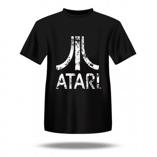 Blaze Atari T-Shirt, (M), Distressed logó (AP5), Retro, Fekete, Gaming póló